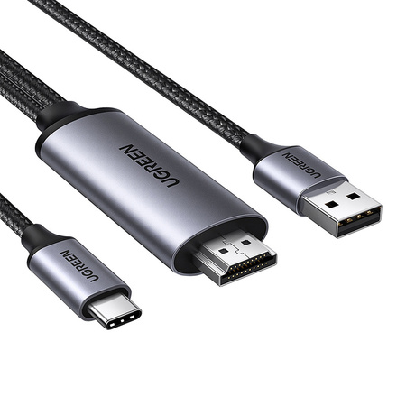 UGREEN ADAPTER HDMI DO USB-C 4K 60HZ 5V 1A DO ZGODNYCH TELEWIZORÓW LAPTOPÓW