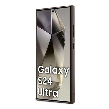 GUESS CASE HARDCASE DO SAMSUNG GALAXY S24 ULTRA S928 ZŁOTY METAL LOGO