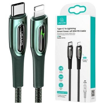USAMS KABEL PLECIONY USB-C NA DO LIGHTNING DO IPHONE 11 12 13 14 20W PD