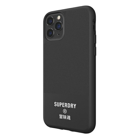 SuperDry Moulded Canvas iPhone 11 Pro Ma x Case czarny/black 41550