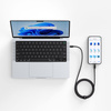 MCDODO KABEL USB-A LIGHTNING SZYBKIE ŁADOWANIE PD 12W 1M LED CZARNY