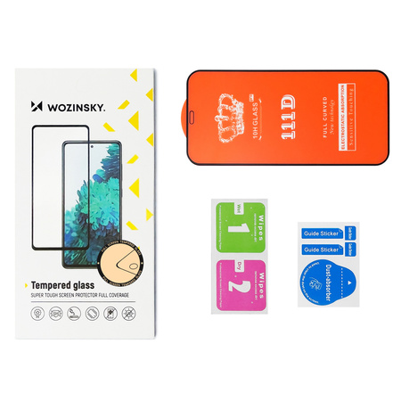 Wozinsky Full Glue Tempered Glass szkło hartowane do Samsung Galaxy A34 5G 9H na cały ekran z czarną ramką