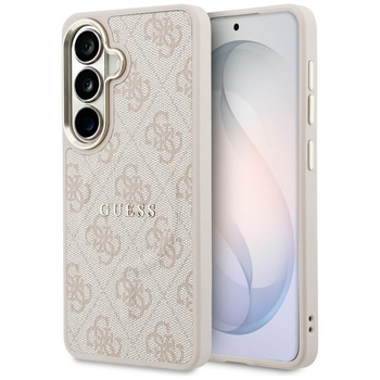Etui Guess 4G Embossed Ring MagSafe do   Samsung Galaxy S26 Plus różowy