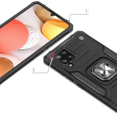 WOZINSKY RING ARMOR PANCERNE ETUI POKROWIEC DO SAMSUNG GALAXY A42 5G