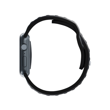 42/44/45/46/49 mm Black (big) - 3mk Silicone Watch Strap for Apple