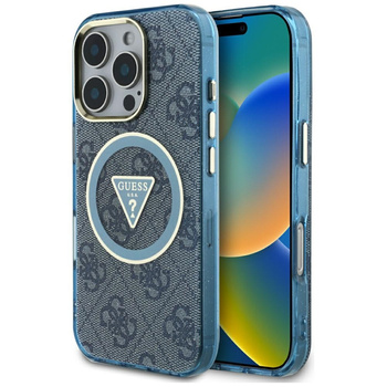 GUESS ETUI 4G CIRCLE TRIANGLE DO MAGSAFE DO IPHONE 16 PRO OCHRONA I