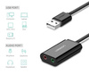 UGREEN ZEWNETRZNA KARTA DZWIĘKOWA USB DO KOMPUTERA LAPTOPA KONWERTER AUDIO