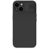 Silikonowe etui Nillkin CamShield Silky Silicone Case do iPhone 15 z osłoną na aparat - czarne