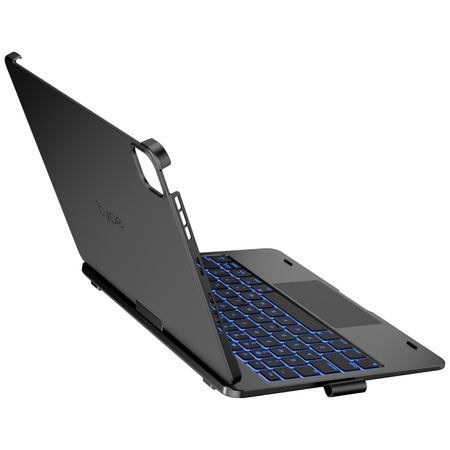 Etui Typecase Flexbook Touch z klawiaturą do iPad Air 11" 2024/2025 szary