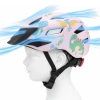 Kask rowerowy dziecięcy MTB Wozinsky z odpinanym daszkiem 48-52 cm - różowy