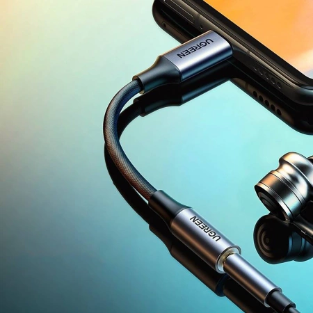 UGREEN ADAPTER PRZEJŚCIÓWKA USB-C DO MINI JACK 3,5 MM DO TELEFONÓW TABLETÓW