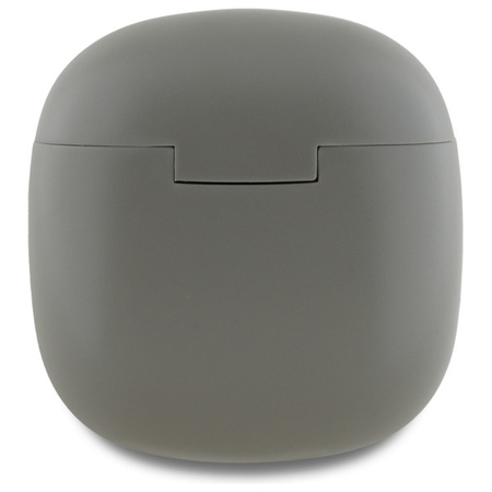 Guess słuchawki Bluetooth GUTWSJ14ESGE   TWS + stacja dokująca taupe Printed Classic Logo