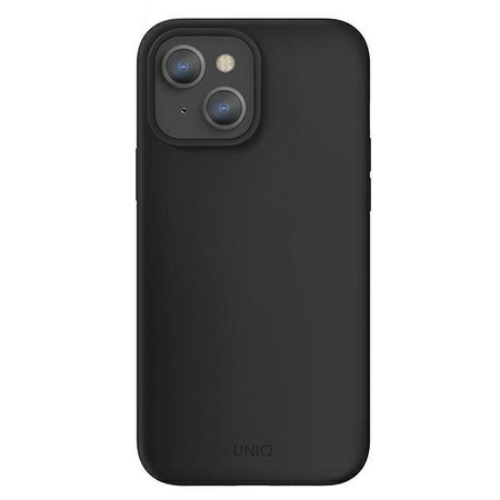 UNIQ etui Lino iPhone 13 6,1" czarny/ink black