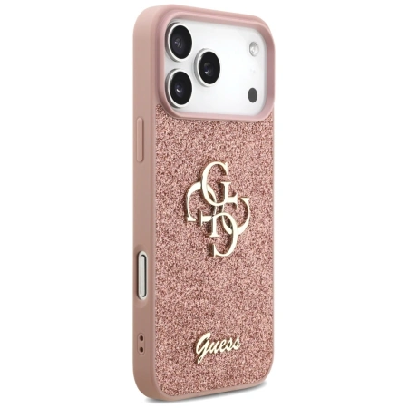GUESS ETUI FIXED GLITTER BIG 4G DO IPHONE 17 PRO MAX POKROWIEC OCHRONNY