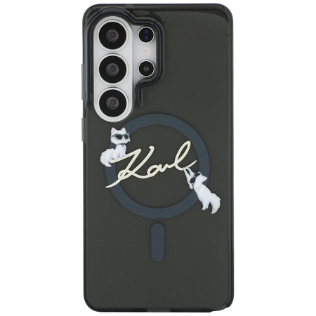 Etui Karl Lagerfeld IML KC Script MagSafe do Samsung Galaxy S26 Ultra czarny