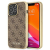 Guess GUHMP13LG4GB iPhone 13 Pro / 13 6,1" brązowy/brown hard case 4G Collection Magsafe