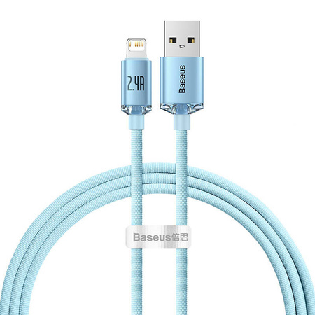 BASEUS KABEL USB DO LIGHTNING 2.4A 1.2M DO IPHONE 12 11 13 SZYBKA ŁADOWARKA