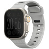 UNIQ pasek Stride Apple Watch Series1/2/3/4/5/6/7/8/9/SE/SE2/Ultra/Ultra 2 42/44/45/49mm FKM Rubber Strap szary/chalk grey