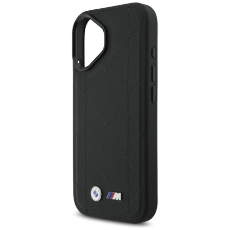 BMW ETUI CASE DO MAGSAFE IPHONE 17 M QUILTED LOGO LUKSUSOWY OCHRONNY