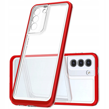 HURTEL ETUI POKROWIEC CLEAR 3IN1 DO SAMSUNG GALAXY S23+ SILIKONOWY Z RAMKĄ