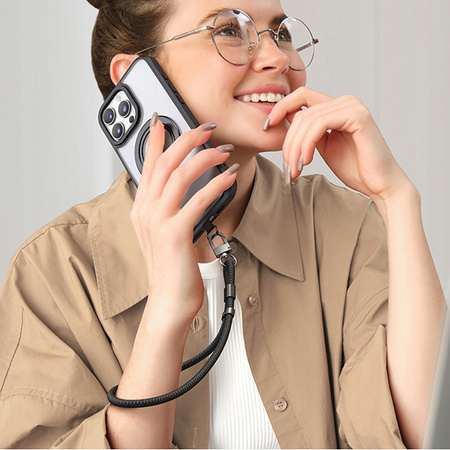 MCDODO SMYCZ DO TELEFONU NA RĘKĘ WKŁADKA UNIWERSALNA MOCNA GRUBA CZARNA 6MM