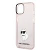 Karl Lagerfeld KLHCP14MHNCHTCP iPhone 14 Plus 6,7" różowy/pink hardcase Ikonik Choupette