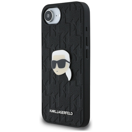 KARL LAGERFELD ETUI MONOGRAM KARL HEAD PIN DO IPHONE 16E LUXURY PROTECTION
