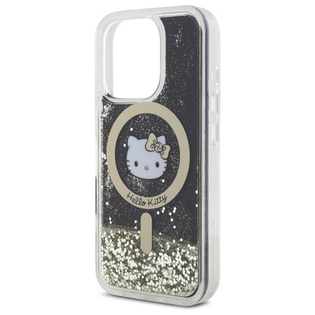 HELLO KITTY ETUI HARDCASE LIQUID GLITTER FEVER DO IPHONE 16 PRO DO MAGSAFE