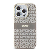 DKNY ETUI HARDCASE DO IPHONE 15 PRO 6.1 DO MAGSAFE IML MONO STRIPE BEŻOWE