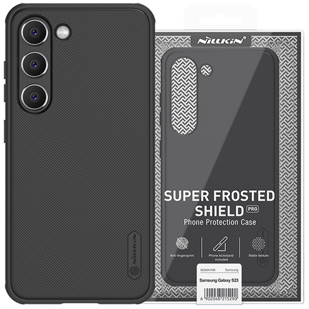 Nillkin Super Frosted Shield Pro etui do Samsung Galaxy A54 5G pancerny pokrowiec + podstawka na telefon czarne