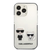 Etui Karl Lagerfeld KLHCP13XTPEKCW na iPhone 13 Pro Max hardcase - białe Karl&Choupette