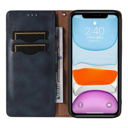 HURTEL MAGNET STRAP CASE ETUI DO IPHONE 12 POKROWIEC PORTFEL Z MINI SMYCZĄ