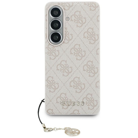 Etui Guess 4G Classic Logo Charm MagSafe do Samsung Galaxy S26 różowy