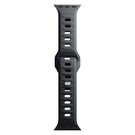 42/44/45/46/49 mm Black (big) - 3mk Silicone Watch Strap for Apple