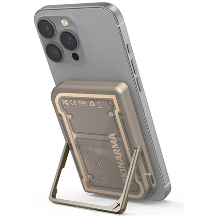 Powerbank Skinarma Nexus Mecha Magnetic Kick-Stand 5000mAh 20W PD USB-C MagSafe złoty