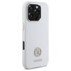 GUESS CASE HARD DO IPHONE 16 PRO 6.3 SILICONE LOGO STRASS 4G LUKSUSOWE