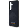 Etui Red Bull Leather Meshed Debossed Bull MagSafe do Samsung Galaxy S25 granatowy