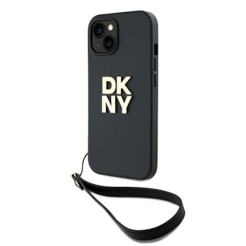 DKNY ETUI HARDCASE DO IPHONE 15 PLUS 6.7 Z PASKIEM NA NADGARSTEK I LOGO