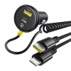 BASEUS ŁADOWARKA SAMOCHODOWA CIRCULAR 60W Z USB-A USB-C DO LIGHTNING