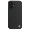 BMW BMHMP16S23RDDK iPhone 16 6.1        czarny/black hardcase Sign Leather Diamond Metal Logo MagSafe