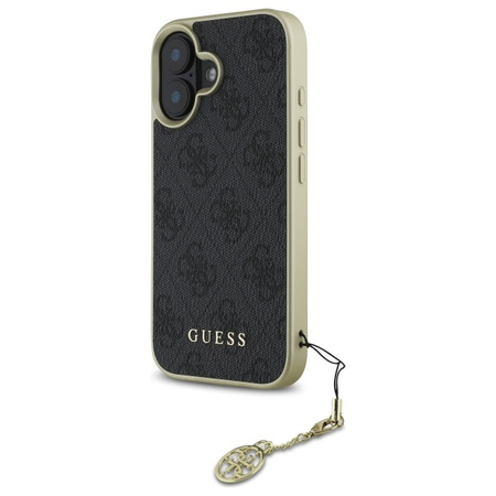 GUESS ETUI HARDCASE DO IPHONE 16 PLUS 6.7'' Z CHARMS COLLECTION CZARNY