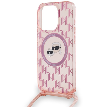 KARL LAGERFELD CASE DO MAGSAFE DO IPHONE 15 PRO MAX 6.7 CROSSBODY KARL HEAD