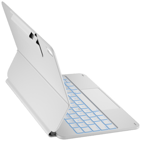Etui Typecase Edge z klawiaturą do iPad 11" (A16) 2025 / iPad 10.9" 2022 biały