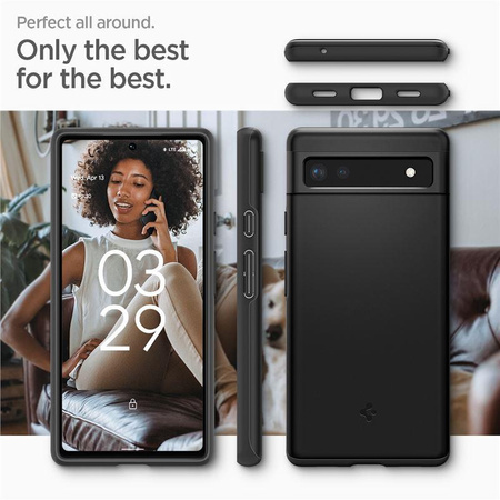 SPIGEN THIN FIT GOOGLE PIXEL 6A BLACK