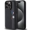 Etui BMW Perforated Tricolor Line na iPhone 15 Pro Max - czarne