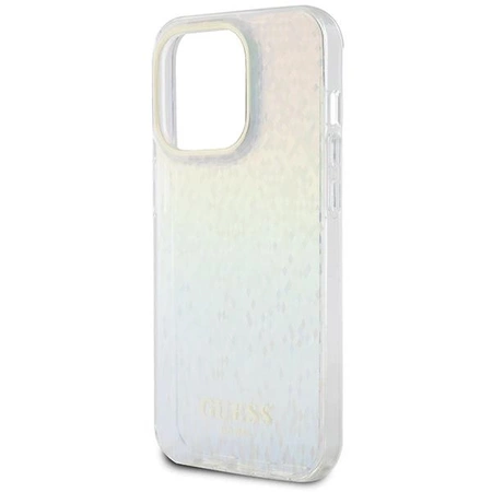 Etui Guess IML Faceted Mirror Disco Iridescent na iPhone 14 Pro - wielokolorowe