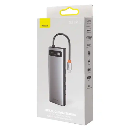 BASEUS HUB 11W1 USB-C DO MACBOOKA Z 2X HDMI 3X USB 3.0 PD VGA ETHERNET RJ45