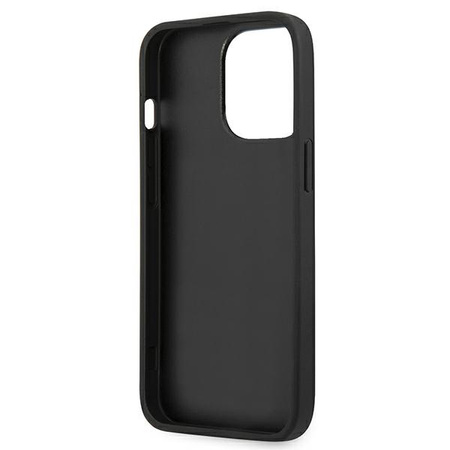 GUESS POKROWIEC HARDCASE DO IPHONE 13 PRO 13 6,1 SAFFIANO Z LOGO METALOWYM