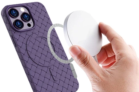 HURTEL PLECIONE ETUI DO MAGSAFE DO IPHONE 14 PRO OCHRONA Z OPORNYM