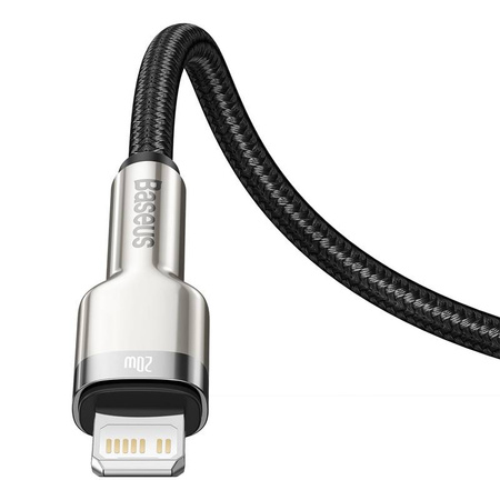 BASEUS KABEL USB-C DO DO LIGHTNING 20W DO IPHONE 12 13 14 0,25M SZYBKI